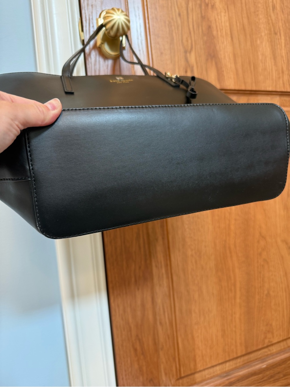 kate spade New York Black Leather Tote Bag - Picture 10 of 15